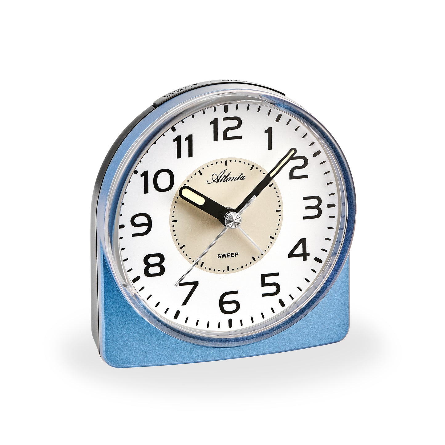 Quartzwecker, schleichende Sekunde, Repetition, DUAL LIGHTING SYSTEM = Licht + blinkende Beleuchtung bei Ertönen des Wecksignals - 1996/5