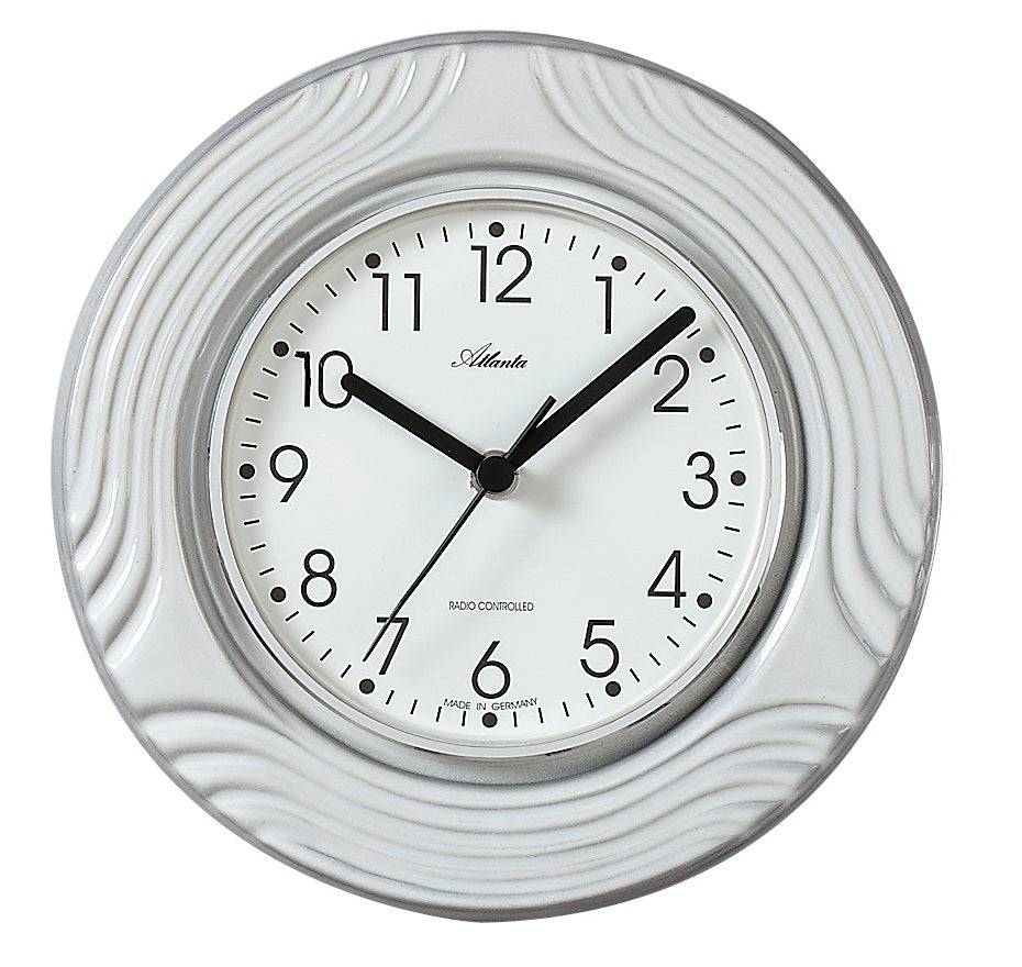 Exklusive Funk-Küchenuhr aus hochwertiger Edelkeramik - ATLANTA 6021