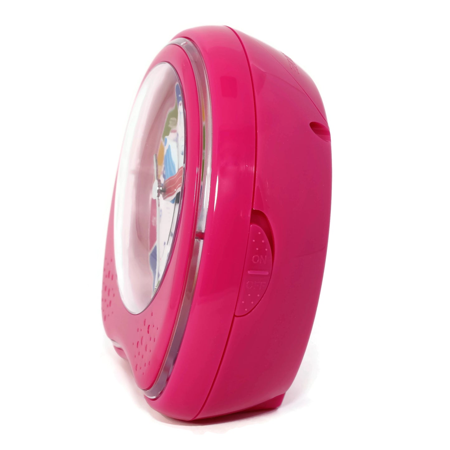 Im SET: Kinderwecker + Armbanduhr Prinzessin Rosa Mädchen - Atlanta 1953/17 KAU
