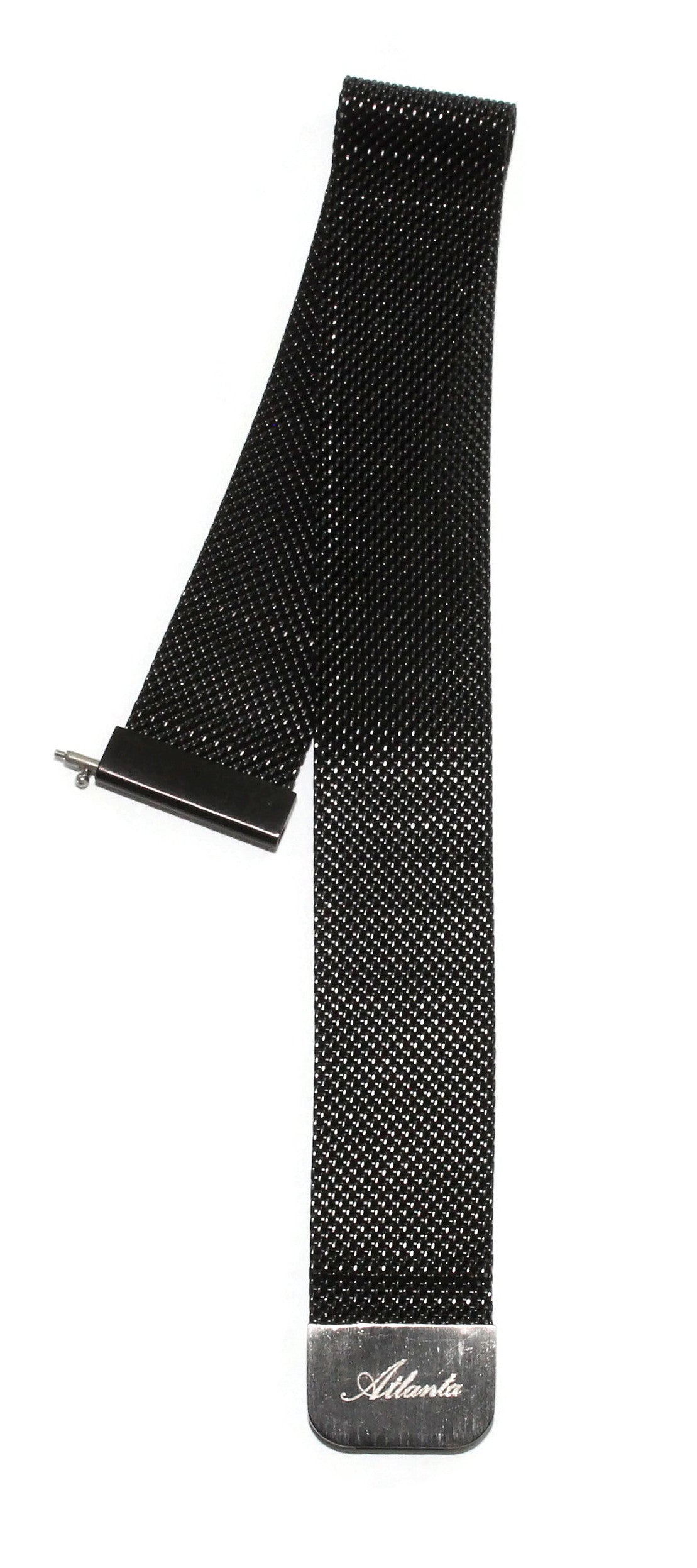 Ersatz-Armband für Smartwatch ATLANTA  9707 + 9711  -  SCHWARZ