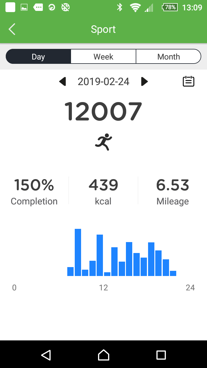 Fitnesstracker mit Herzfrequenz Blutdruck Schlaf Schritte Farbdisplay mit Animation - Atlanta 9703 - R & S Electronic GmbH