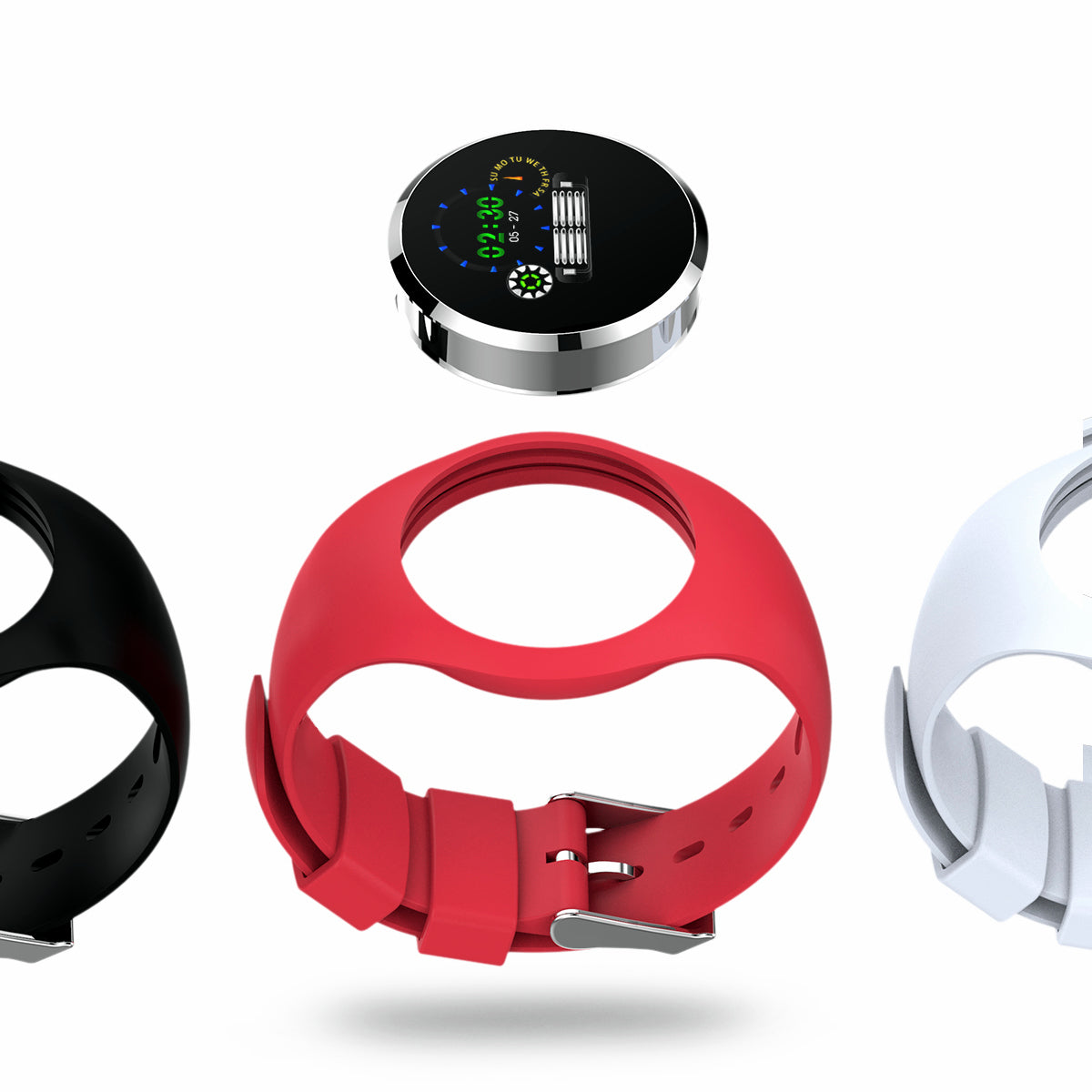 Fitnesstracker mit Herzfrequenz Blutdruck Schlaf Schritte Farbdisplay mit Animation - Atlanta 9703 - R & S Electronic GmbH