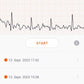 ATLANTA Fitnesstracker mit Herzfrequenz Puls Blutdruck EKG Freisprechen Schlaf Schritte Farbdisplay Smartwatch Armband Uhr mit Silikonband - 9724/17 (Rosa)