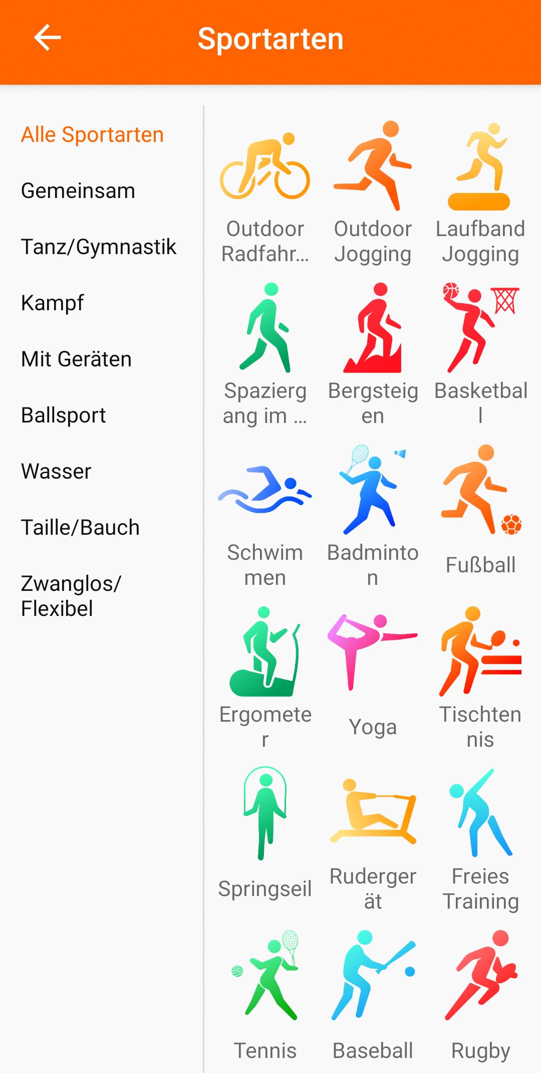 ATLANTA Fitnesstracker mit Herzfrequenz Puls Blutdruck EKG Freisprechen Schlaf Schritte Farbdisplay Smartwatch Armband Uhr mit Silikonband - 9724/17 (Rosa)