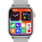 ATLANTA Fitnesstracker mit Herzfrequenz Puls Blutdruck EKG Freisprechen Schlaf Schritte Farbdisplay Smartwatch Armband Uhr mit Silikonband - 9724/4 (Grau)