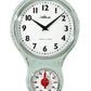 Küchenuhr mit Timer Eieruhr im Retro Shabby Look, Grün - Atlanta 6124-6