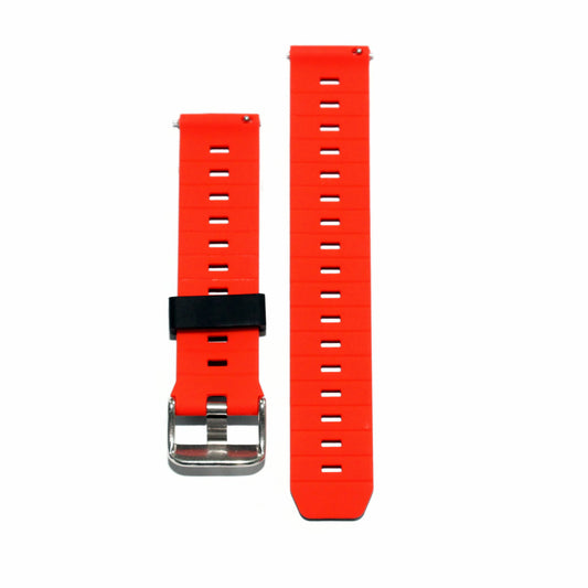 Ersatz-Armband für Smartwatch ATLANTA  9706 + 9710 -  Schwarz- ROT