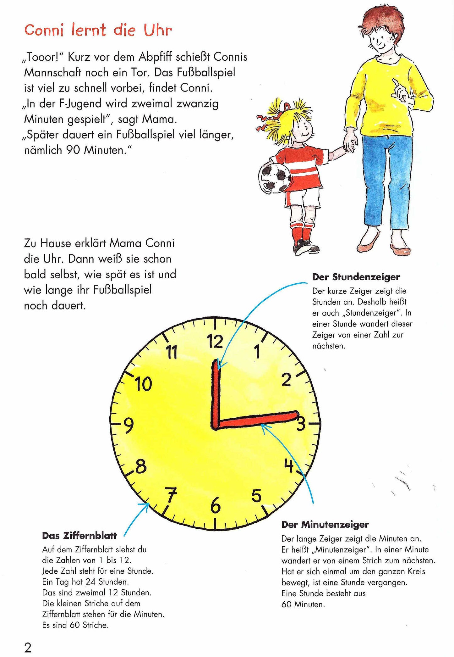 SET Kinderwecker mit Lernbuch Connie Uhrzeit lernen Grün - ATLANTA 1953/6 BU - R & S Electronic GmbH