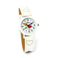 Kinderwecker ohne Ticken + Armbanduhr für Kinder Weiß  - Atlanta 1967/0 KAU - R & S Electronic GmbH