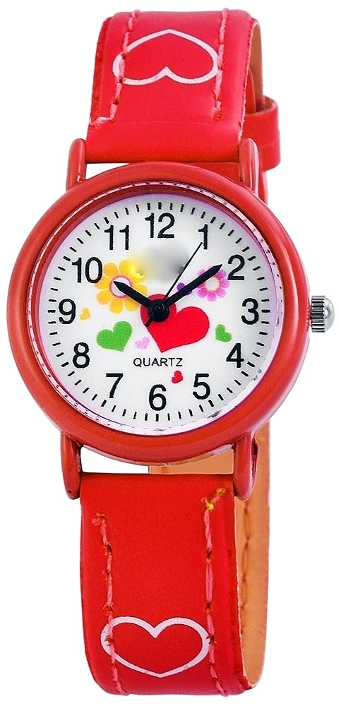 Armbanduhr Rot für Mädchen
